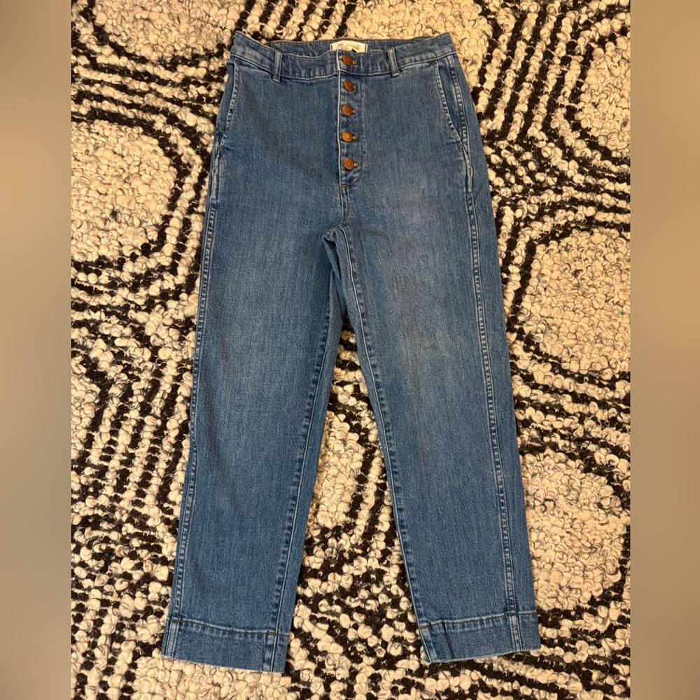 Madewell Blue High-Waisted Jeans